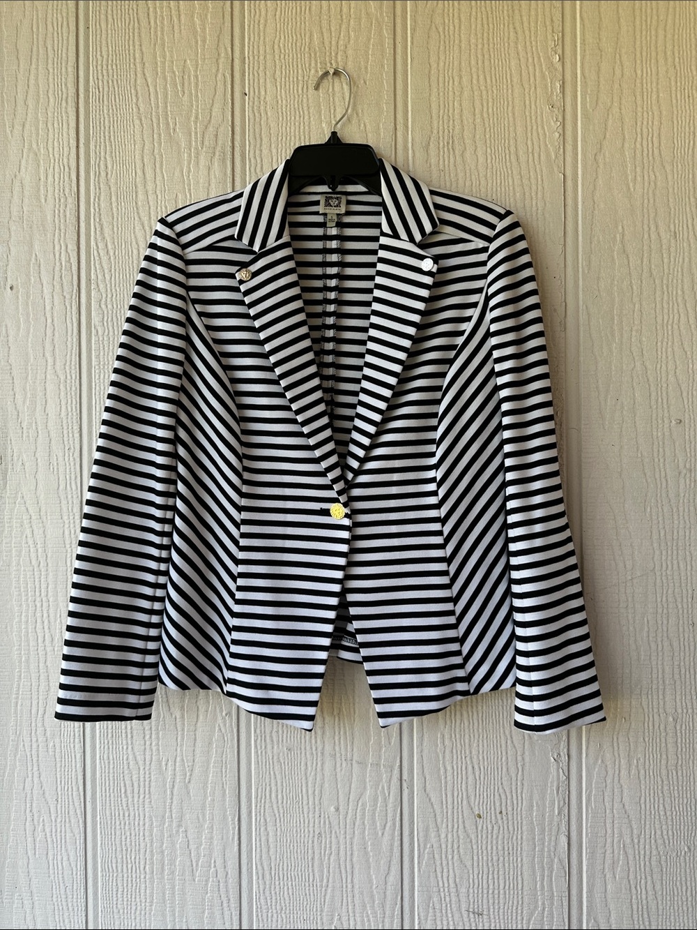 Anne Klein Striped Blazer